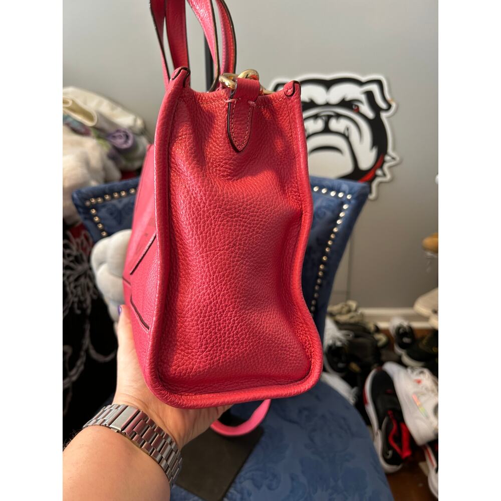Coach Dempsey Pink Carry-All Bag with Patch - Picture 2 of 8